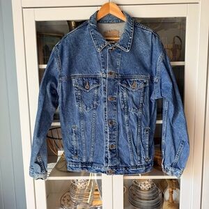 Sonoma Medium Blue Denim Trucker Jacket
